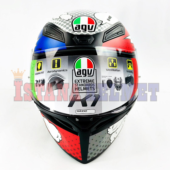 AGV K-1 BANG MATT ITALY/BLUE (L)