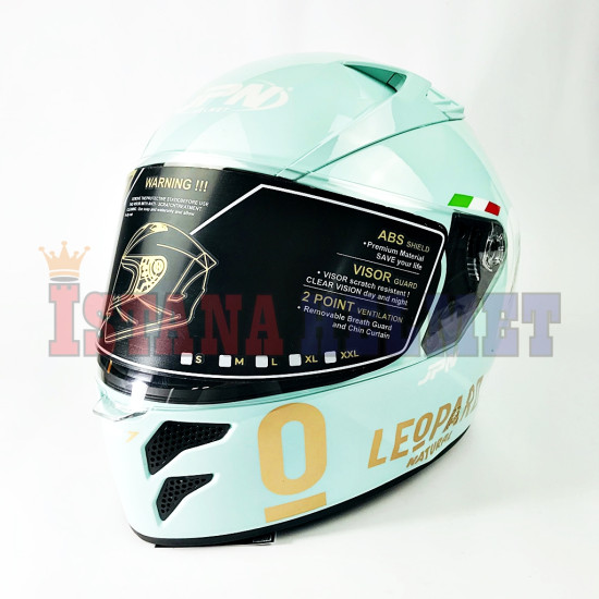 JPN FF KYO-7 # LEOPARD E.GREEN CLEAR (L)