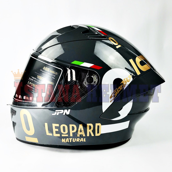 JPN FF KYO-7 # LEOPARD M.GREY CLEAR (L)