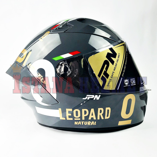 JPN FF KYO-7 # LEOPARD M.GREY CLEAR (L)