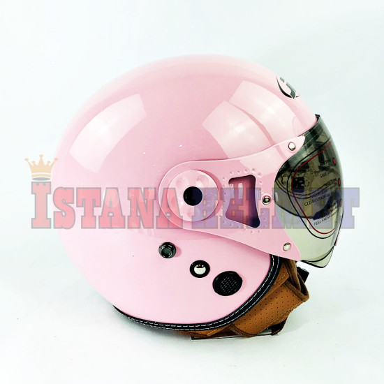 JPN HIJAB KACA PILOT PASTEL PINK