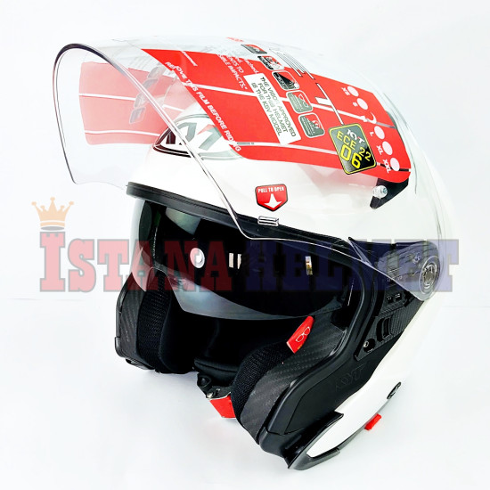 KYT TTR JET WHITE (M)