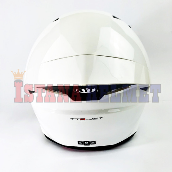 KYT TTR JET WHITE (M)