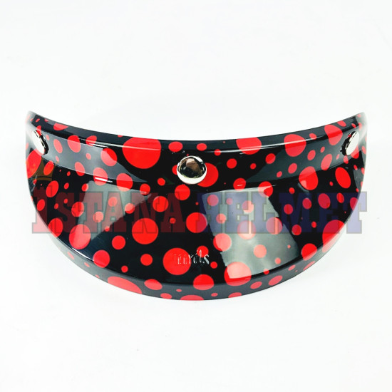 PET RETRO MDS Z CLASSIC DOTS #01 BK/RD