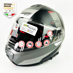 Casco Nolan N100-5 HILLTOP N-COM Giallo Nero