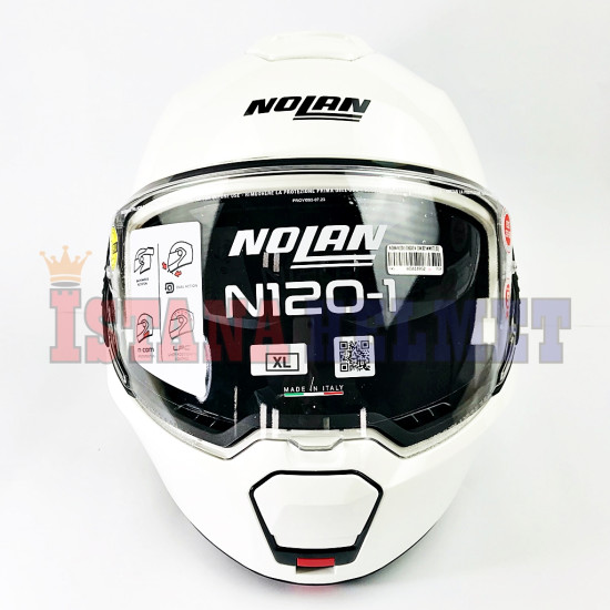 NOLAN N120-1 CLASSIC N-COM 005 M.WHT (XL)