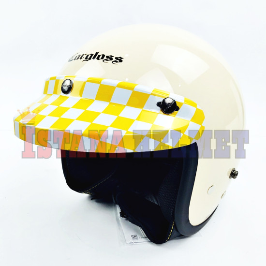 PET RETRO CFM CHECKERBOARD YLW