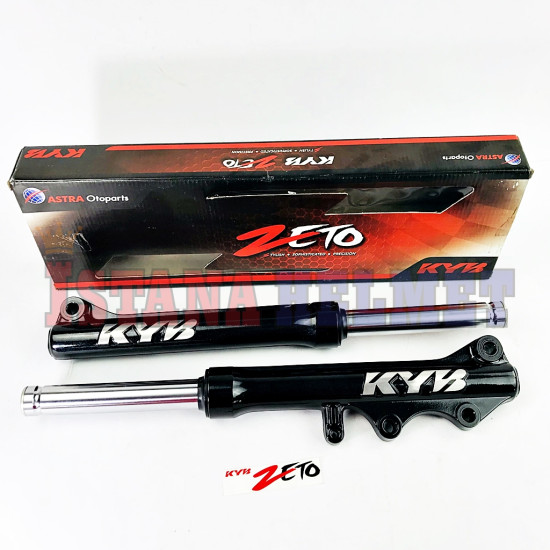 SHOCK DEPAN KYB FF1010 JUP-Z BLACK