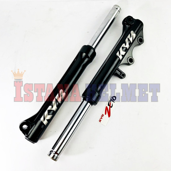 SHOCK DEPAN KYB FF1010 JUP-Z BLACK